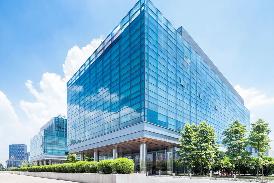 Modernes Gebäude aus Glas